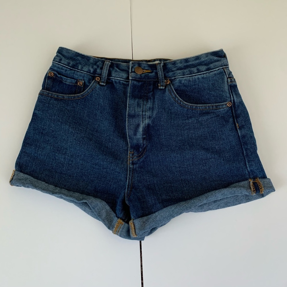 High waisted Forever 21 denim shorts